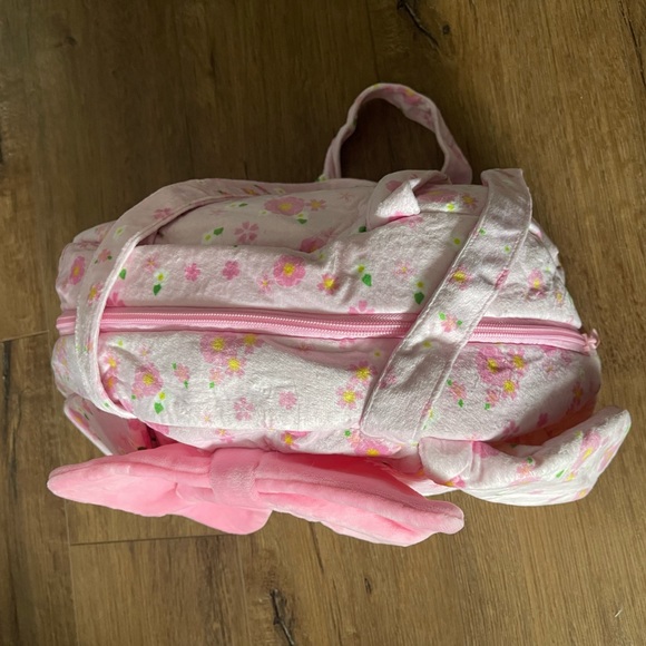 Brand New-MY MELODYPink Floral Clothe Tote Bag - Picture 8 of 16